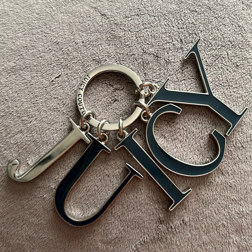 VINTAGE Juicy couture key chain/bag charm